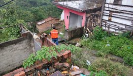 Por causa das chuvas, Defesa Civil monitora áreas de risco de Maceió