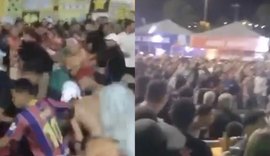 Vídeo: com socos e chutes, confusão tumultua festa do São João Massayó nesta quinta (26)