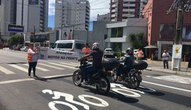Implantação de faixas para motociclistas avança em Maceió