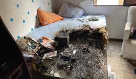 Moradora é resgatada por vizinhos durante incêndio em apartamento na Jatiúca