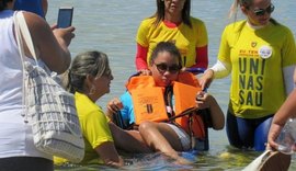 Semudh facilita banho de mar seguro a pessoas com deficiência neste sábado