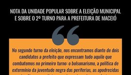 Lenilda Luna divulga nota da UP sobre o 2º turno da eleição em Maceió