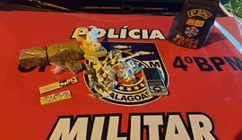 Durante patrulhamento, PMAL faz a apreensão na Chã de Jaqueira