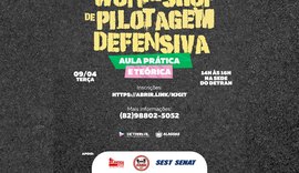 Detran Alagoas promove dia 9 mais um workshop de pilotagem defensiva para motociclistas