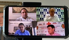 Com Renan Filho em quarentena, Luciano Barbosa participa de reunião de governadores