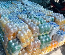 Vigilância Sanitária apreende mais de 5 mil litros de saneantes clandestinos em Maceió