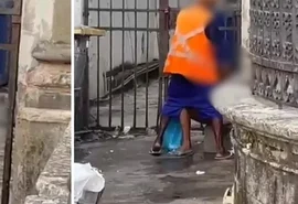 Casal é flagrado fazendo sexo em praça no Pelourinho