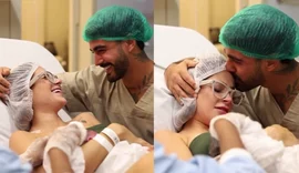 Nathalia Valente e Yuri Meirelles comemoram chegada do primeiro filho