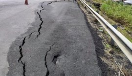 AL-220 é parcialmente interditada entre São Miguel e Campo Alegre por causa de rachaduras