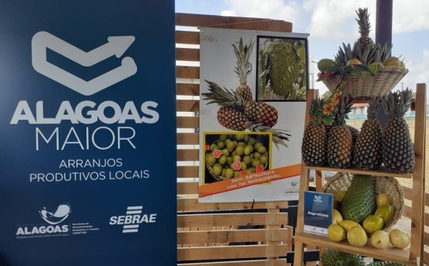 Estande do Sebrae Alagoas na Expoagro vai reunir produtos e serviços de setores da economia alagoana