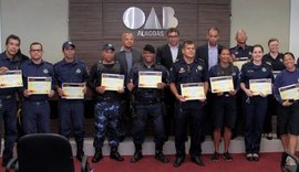 Guardas municipais de Alagoas recebem certificado de operadores de armas de choque