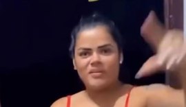 Vídeo: de lingerie, influencer viraliza ao receber a PM após denúncia de som alto no interior de AL