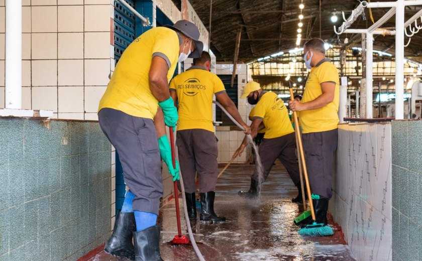 Mercado da Produção fecha nesta segunda (21) para mutirão de limpeza