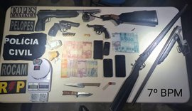 Operação desarticula organização criminosa especializada em tráfico e roubos no Sertão de AL