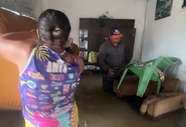 Chuvas castigam interior de Alagoas e provocam caos em São Luís do Quitunde