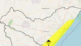 Alerta amarelo de chuvas é acionado para Maceió e mais 20 cidades de AL