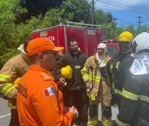 Incêndio atinge estação de energia em Coqueiro Seco