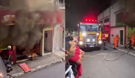 Incêndio atinge lanchonete em União dos Palmares