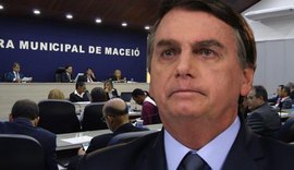 Com 16 votos a favor, Câmara de Maceió aprova título de cidadão honorário para Jair Bolsonaro