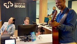 Hospital de Brotas celebra um ano com Coral da PMBA e ações de musicoterapia itinerante