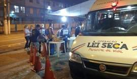 Operação Lei Seca autua condutores durante feriado de São João em Maceió