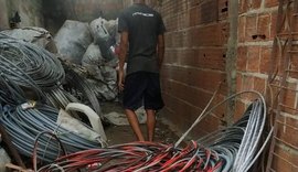 Mais de mil metros de alumínio puro furtado de construtora são recuperados em Maceió