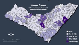 Covid-19: cinco municípios de AL não registraram casos da doença na última semana
