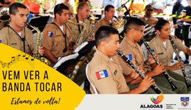 Programa 'Vem Ver a Banda Tocar' retorna as apresentações na orla de Maceió