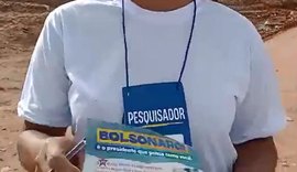 Supostas pesquisadoras fazem falso questionário e entregam material de campanha de Bolsonaro em Alagoas