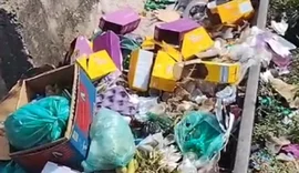 Descarte irregular de lixo em ferrovia de Maceió eleva risco de acidentes e danos ao VLT