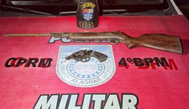 Armas de fogo são encontradas enterradas em terreno baldio, na Chã da Jaqueira