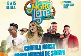 Confira a programação oficial de shows do 2º AgroLeite Festival
