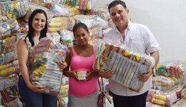 Prefeitura realiza mais uma distribuição de cestas nutricionais para gestantes e nutrizes