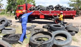 Campanha estadual recolhe mais de 11 mil pneus nos municípios alagoanos