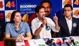 Em coletiva, Rodrigo Cunha e Lira clamam por tropas federais no segundo turno em Alagoas