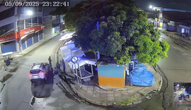 Câmeras da SSP registram agressão contra mulher e autor é preso em flagrante