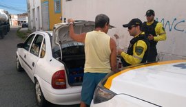 Veículos são removidos por transporte irregular de passageiros em Maceió