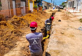 Seis cidades do interior de Alagoas passam por obras de implantação de redes de saneamento esta semana