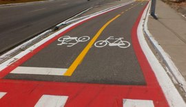 Prefeitura finaliza pintura na ciclovia da Josepha de Mello