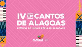IV Festival Em Cantos de Alagoas tem início nesta segunda-feira (8)