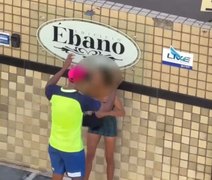 Vídeo: homem é preso após agredir e ameaçar mulher com facão em Maceió