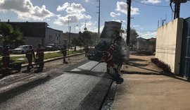 Comunidades são beneficiadas com obras de pavimentação