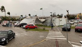 Ciclone que atingiu o Brasil segue para oceano