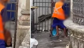 Casal é flagrado fazendo sexo em praça no Pelourinho