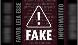 É falsa a informação que água morna, vinagre e sal elimine coronavírus