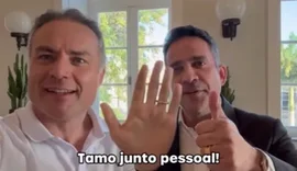 “Olha quem tá comigo aqui”: Renan Filho e Paulo Dantas trocam afagos