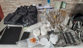 Operação contra o tráfico prende seis e apreende grande quantidade de drogas em Maceió