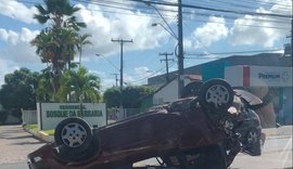 Capotamento na Avenida Menino Marcelo deixa feridos nesta madrugada