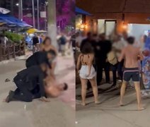 Homem é detido após tumulto e agressões em frente a bar na Ponta Verde