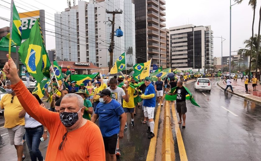 Jornal De Alagoas Apoiadores De Bolsonaro Em Macei Realizam Ato Em